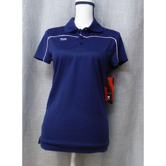TYR FEMALE TECH POLO, Navy, S - Picture 2 of 8
